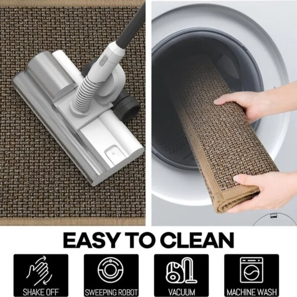 New Washable Kitchen Area Rug, Non-Slip Absorbent Mat for Home & Entryway